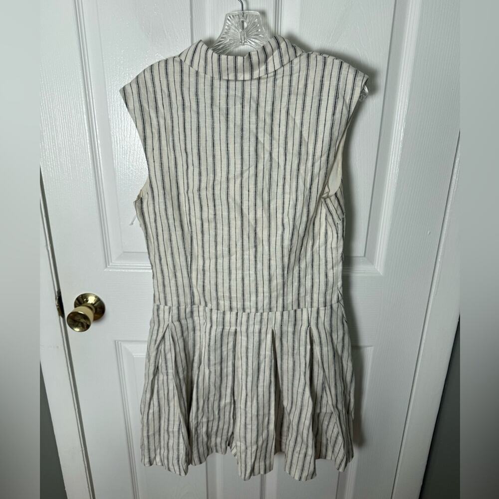 Reformation Arella Linen Mini Dress in Elsie Stripe 6 - Picture 4 of 6